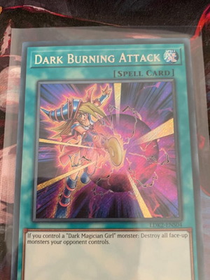 Dark Burning Attack Secret Rare κάρτα Yu-Gi-Oh καινούργια