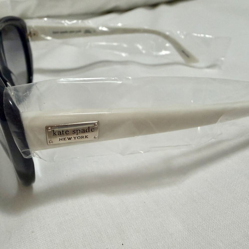 Kate Spade Angelique Hello Sunshine sunglasses new, black and white
