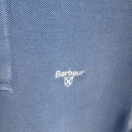 Barbour men's polo shirt size M like new, blue