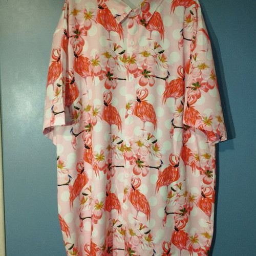 Men's pink shirt new, size L