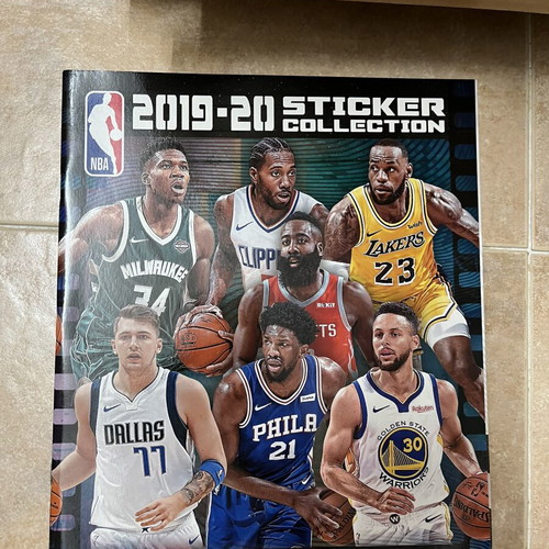 Panini NBA 2019-2020 Sticker Album with 6 Stickers new