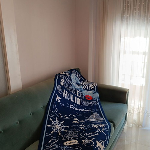 Velvet sofa used with quality wooden frame