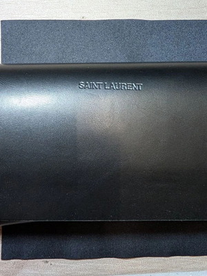 Saint Laurent Sunglasses Case new black with cloth