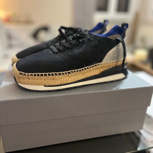 Hogan Rebel espadrilles dark blue size 38 like new