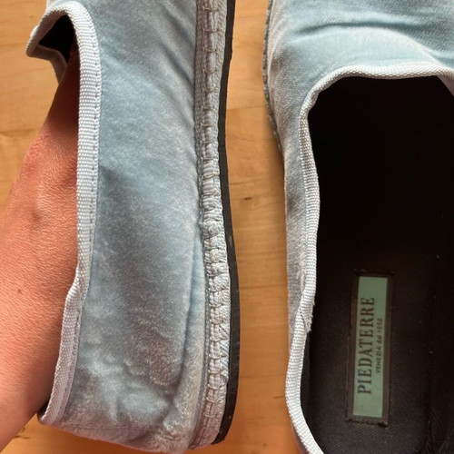 Piedaterre ballerinas blue velour used, size 36