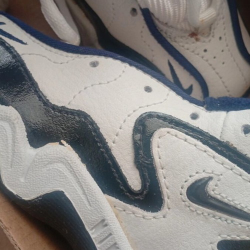 Nike Y2K shoes size 26 new, white and blue