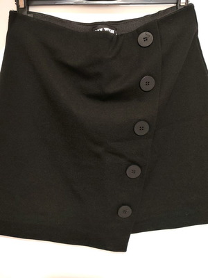 Black mini skirt Tally Weijl size S with decorative buttons