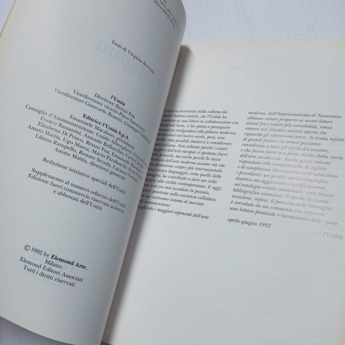 Gauguin L Unita book like new, foreign language Italian