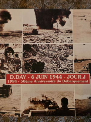 Νορμανδία D-Day επετειακές κάρτες απόβασης, σετ 3