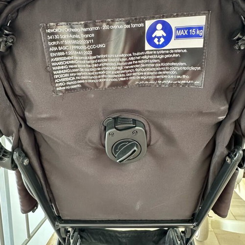 Baby stroller used, lightweight and easy for travel up to 15 kg