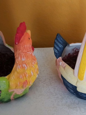 Επιτραπέζιες διακοσμητικές κότες για πασχαλινή διακόσμηση νέες