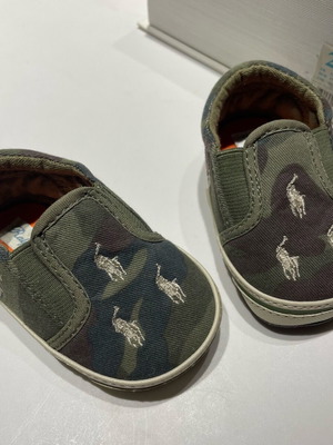 Polo Ralph Lauren baby booties like new no 17 for 3-6 months