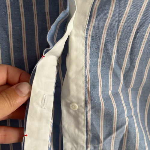 Striped shirt like new, loose fit, size S