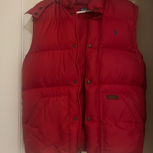 Ralph Lauren polo sleeveless red jacket small