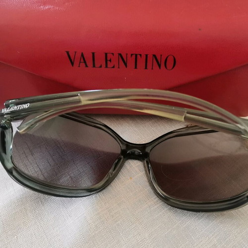 Valentino sunglasses acetate used, gray with case