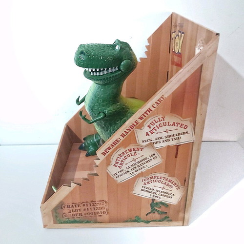 Rex Dinosaur Toy Story new, authentic figure with English phrases