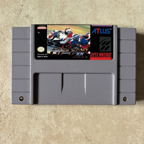 GP-1 Part II Super Nintendo SNES game, American