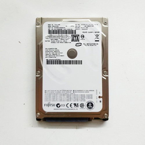Fujitsu MHY2250BH 2.5" SATA HDD 250GB hard disk drive