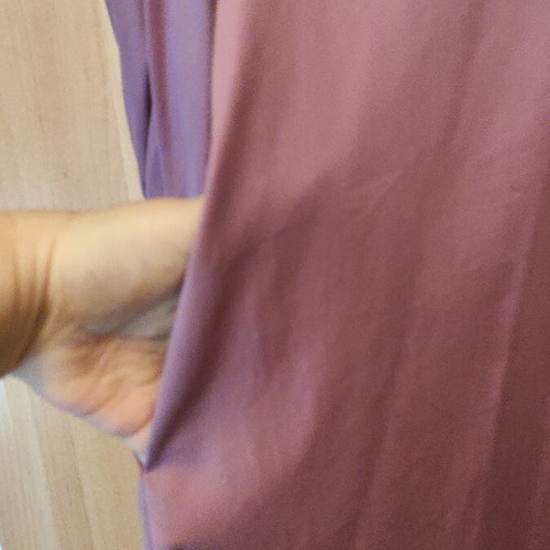 Nema dress new, lilac with embroidered puff sleeves