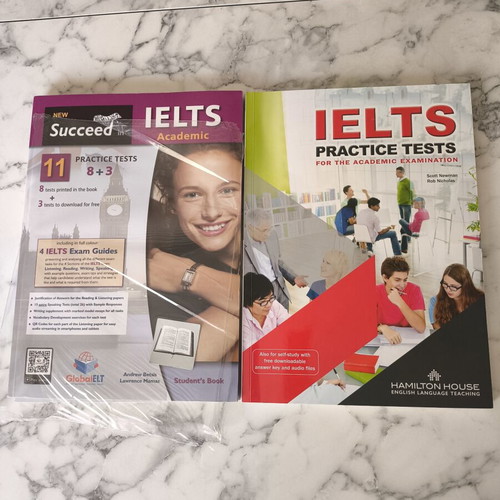 IELTS Academic preparation books new, pack of 2
