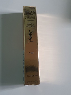 Ysl The Slim Sheer Matte Lipstick 112 new