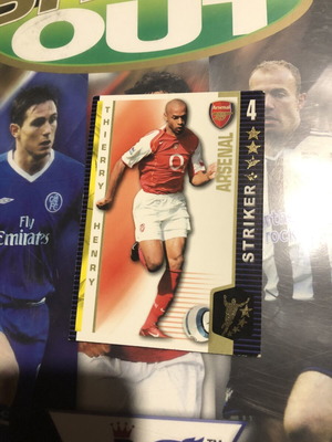 Thierry Henry Arsenal 2004/2006 Shoot Out trading card