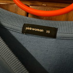 Pink Woman blue sweatshirt used