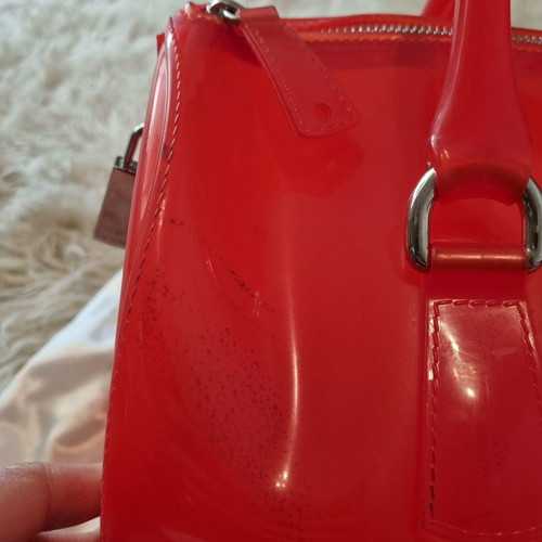 Furla Candy handbag used with keychain