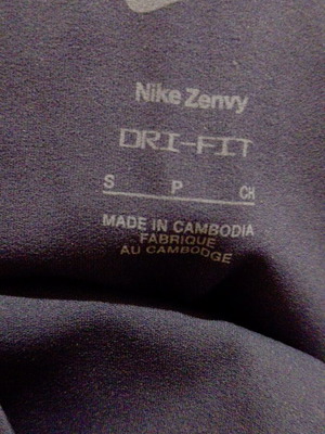Nike Zenvy blue leggings, size S
