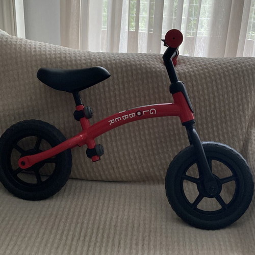 Globber balance bike red, like new