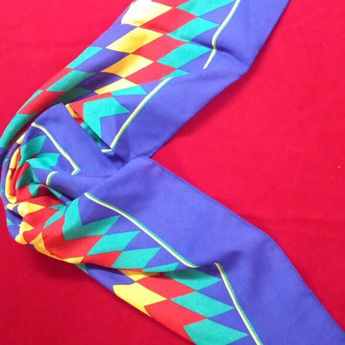 Scarf with geometric pattern new, 0.63x0.68
