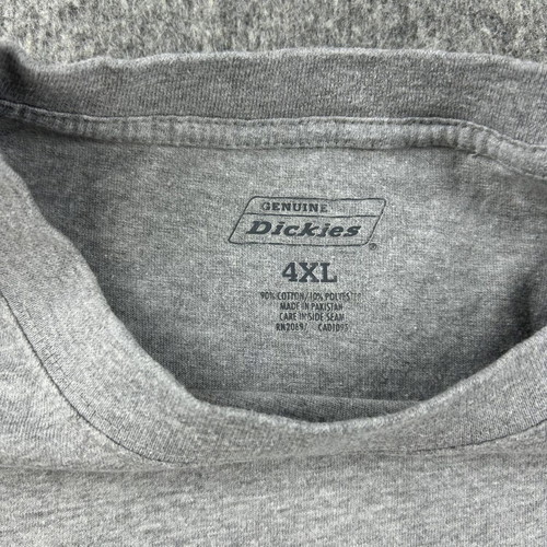Dickies men's 4XL grey T-shirt with pocket Essentials
