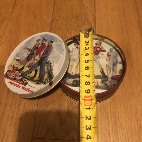 Johnnie Walker vintage collectible coasters set of 4 golf theme, like new