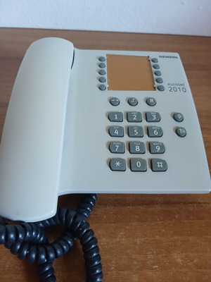 Siemens Euroset 2010 corded home phone, grey