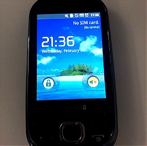 Samsung GT-I5500 Galaxy 5 Ebony Black Mobile + ΦΟΡΤΙΣΤΗΣ