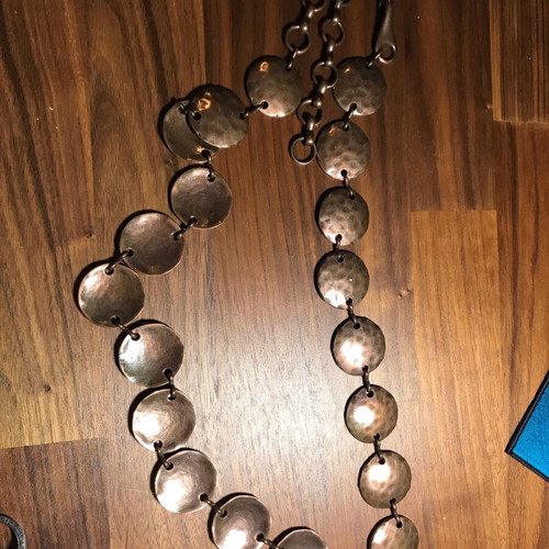 Handmade bronze belt new with unique clasp