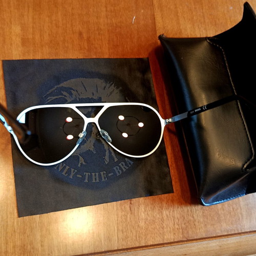 Diesel Aviator sunglasses like new with clear lenses