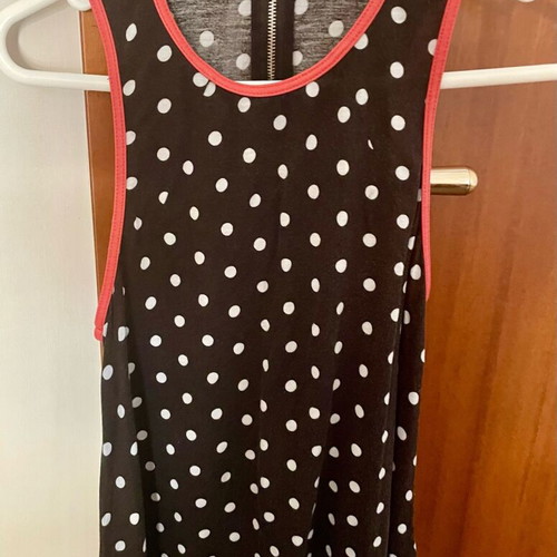 Zara top used, cotton, size S, black and white