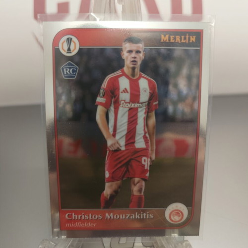 Christos Mouzakitis 2024-25 Topps Merlin Uefa Club Competitions #134 RC new