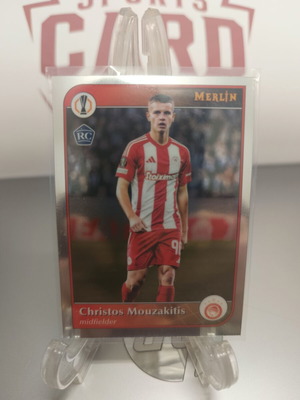 Christos Mouzakitis 2024-25 Topps Merlin Uefa Club Competitions #134 RC new