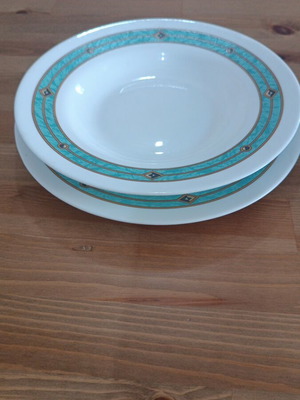 Harmonia Crivisa plate set, 4 pieces, vintage