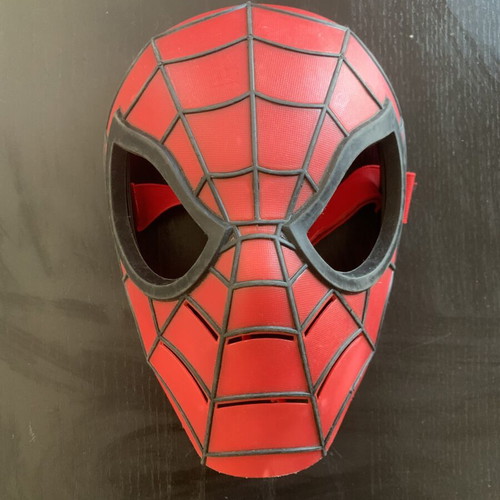 Spiderman costume for children aged 7-8 with extra hard plastic mask Marvel like new