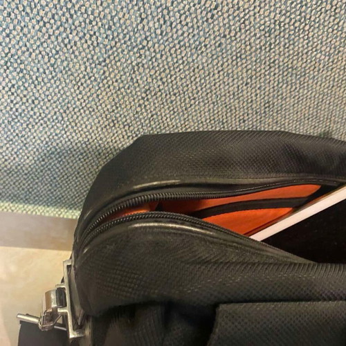 Samsonite shoulder bag waterproof used, black