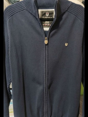 Ζακέτα ανδρική μεταχειρισμένη, μπλε και μαύρο, μέγεθος L