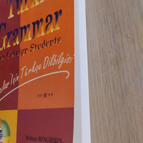 Turkish grammar book like new, English explanations