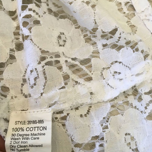Antica Sartoria by Giacomo Cinque lace top blouse with beads S like new, white
