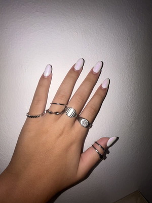 Ring set like new, silver by Άπεφθον