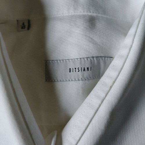 Bitsiani White XL Regular Fit Shirt Used 100% Cotton