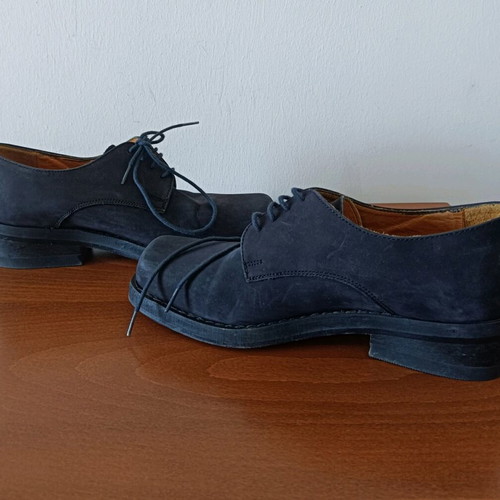 Vintage leather shoes Tsakiris size 38 like new, black