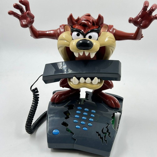 Telemania Taz Looney Tunes telephone used, collectible 1990s